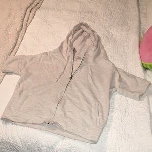 3/4 sleeve hoodie